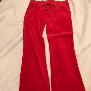 Juicy Couture velour bootleg pants